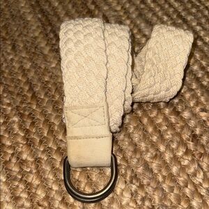 Aeropostale Cream Braided‎ Belt